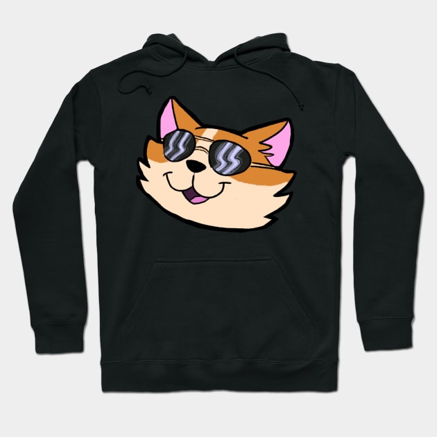 Cool Corgi Hoodie by bonfirefighter